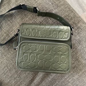 Forest Green Coach Satchel/Crossbody